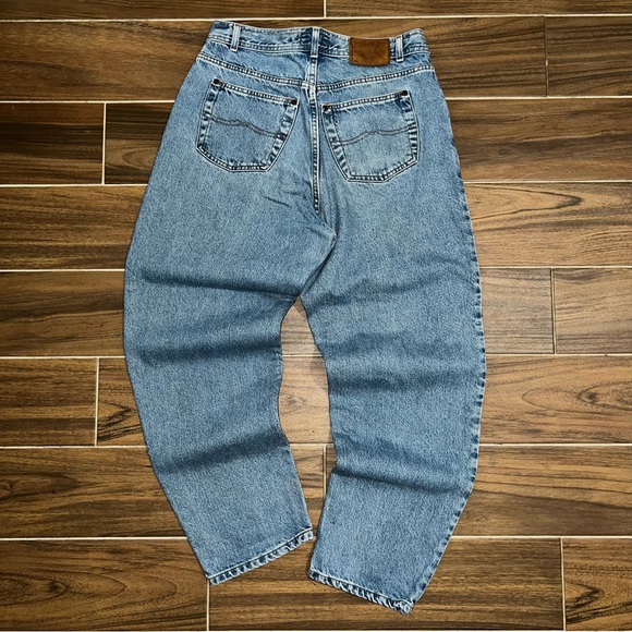 Vintage 90s Baggy Jeans Loose Skater Casual Indie Structure Jeans - Picture 3 of 7